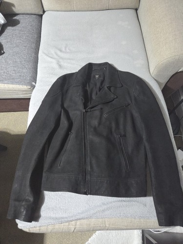 Mens superdry leather jacket - superdry,
