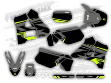 Graphics Kit fits Yamaha DT 125R 200R 1989 - 1999 2000 2001 2002 2003 2004 FLUO