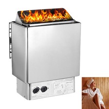 3KW Electric Wet & Dry Sauna Heater Spa Steam Sauna Stove Oven Rock Home Indoor