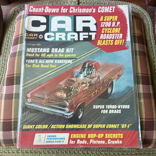 Vintage car craft magazine - car,