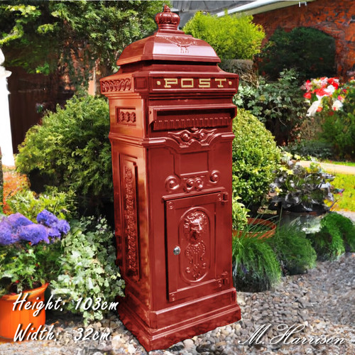 Post box grand pillar - post,