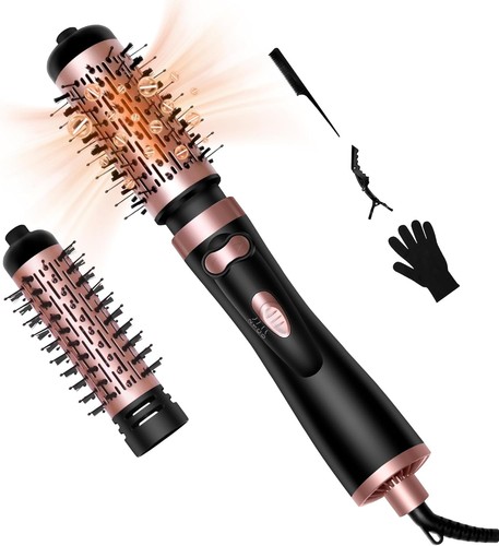 Rotating hair dryer - rotating, brush