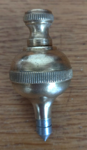 Vintage plumb bob brass - vintage,