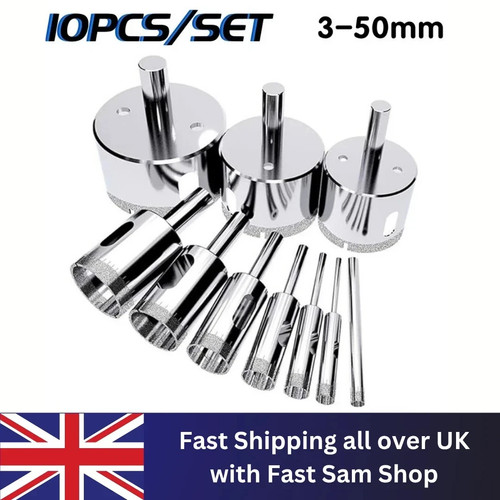 10pcs diamond holesaw - holesaw, holes