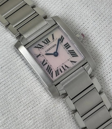 Cartier tank francaise - tank, pink