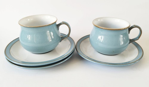 Denby colonial blue cups and - colonial,