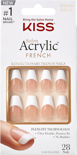 Kiss salon acrylic french - kiss,