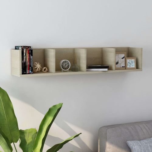 Wooden wall mount media - wall,