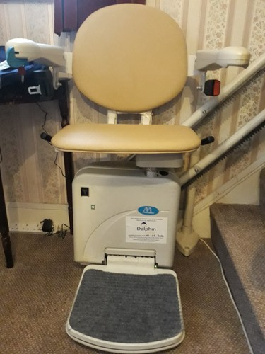 Stair lift curved used