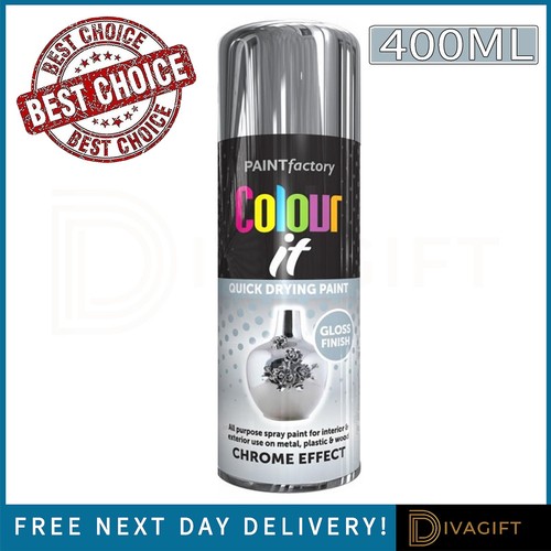 Chrome effect spray paint - chrome,