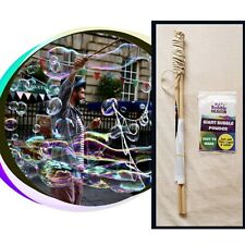BIG 'Double Bubbles' Giant Bubble Wand / also Powder Solution Refill Mix 1L-25L