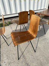 TRUE VINTAGE 1x chair 50s Hans Bellmann Horgen Glarus dining room 50's chair teak
