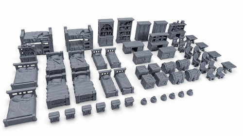 Piece 28mm 32mm tavern inn - tavern,