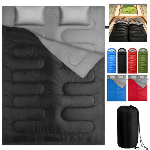Double sleeping bag camping - double,