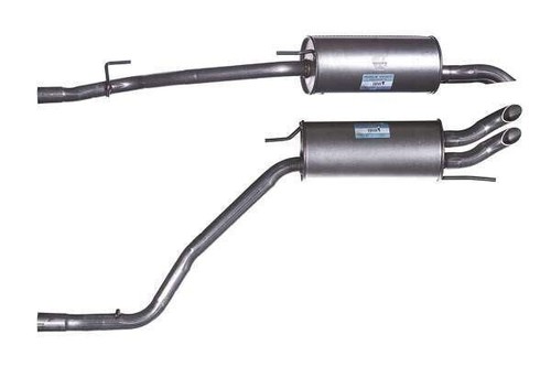 Exhaust rear silencer fits - rear, vw