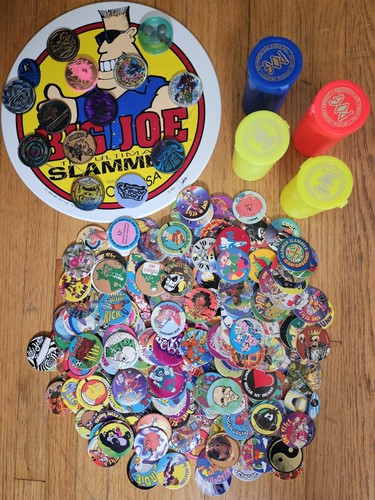 Vintage 90s pogs - 90s, milk