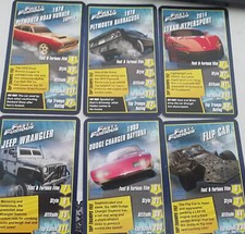 TOP TRUMPS single trading card