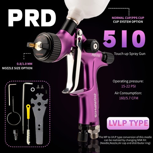Porphis prd 510 lvlp spray - porphis, prd-510