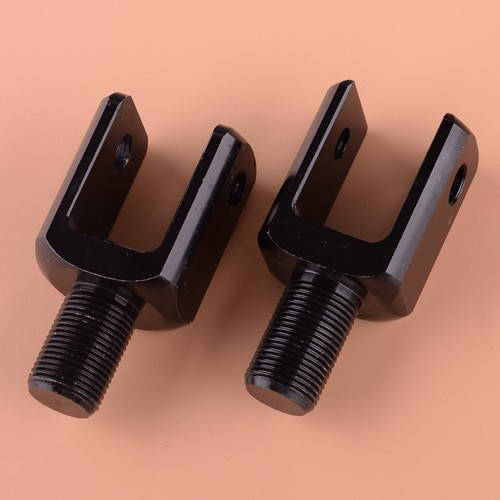 2pc black type motorcycle - u-type,