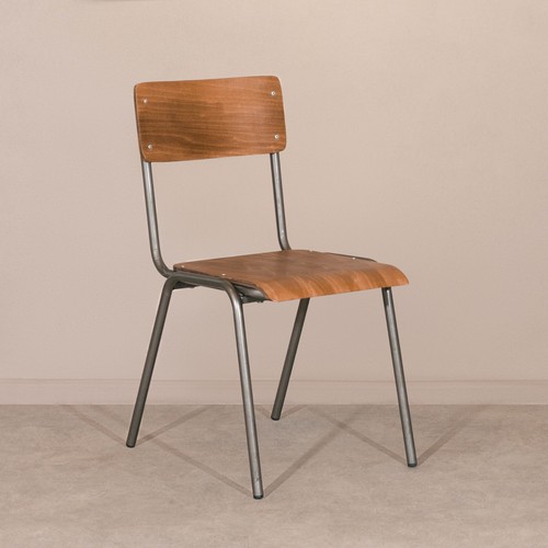 Retro school plywood - plywood, metal