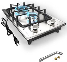 20 Inch Gas Cooktop 2 Burner