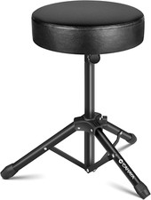 CAHAYA Drum Stool: Thick Comfortable Padded Seat Cushion Guitar Percussion, Mode
