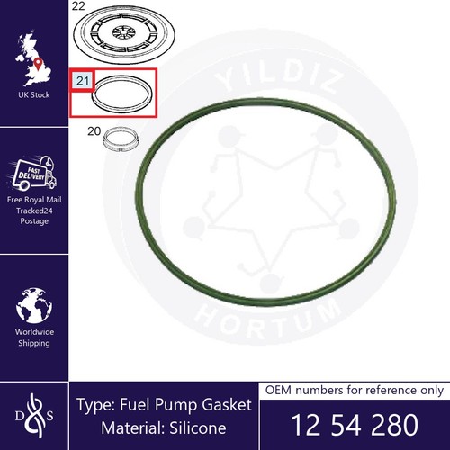 Fuel pump gasket for - pump,