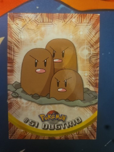 Topps dugtrio blue logo - topps,