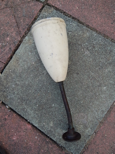Vintage industrial gooseneck - vintage,