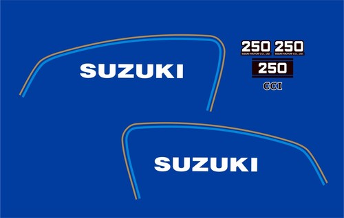 Suzuki ts250b 1977 decal - 1977,