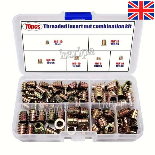 70pcs threaded hex - 70pcs, m5