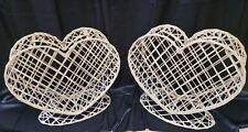 Wedding Decor, Wedding Hearts, Pair of Hearts, Wicker Hearts, Wedding Stages 