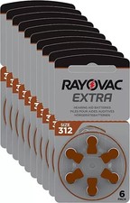 Rayovac Size 312 PR41 DA312