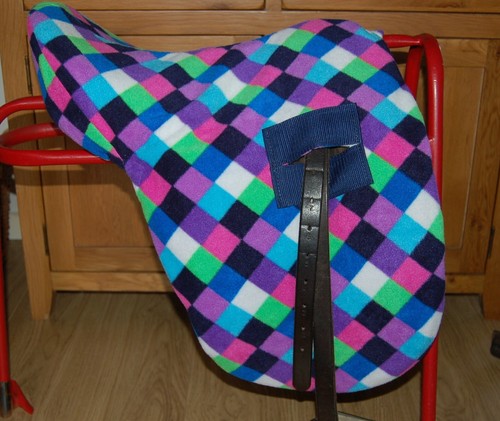 Fleece ride saddle cover - ride,