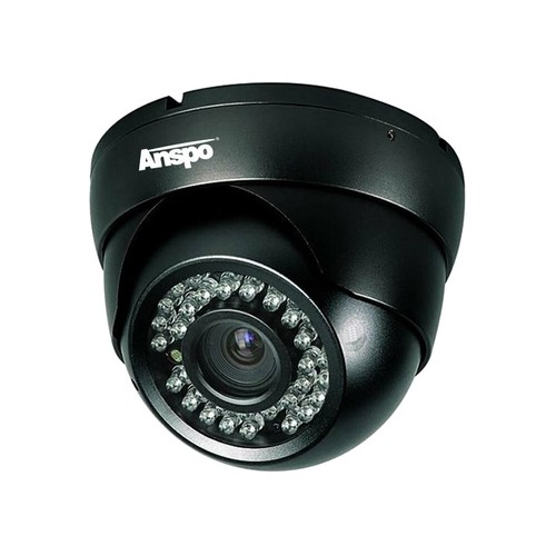 0mp full black dome - hd,