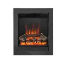 Be Modern Hagen 2kW Black Chrome effect Inset Electric Fire (H)565mm (W)460mm (D