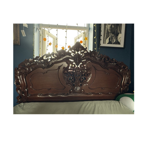 Rococo mahogany king - king, frame