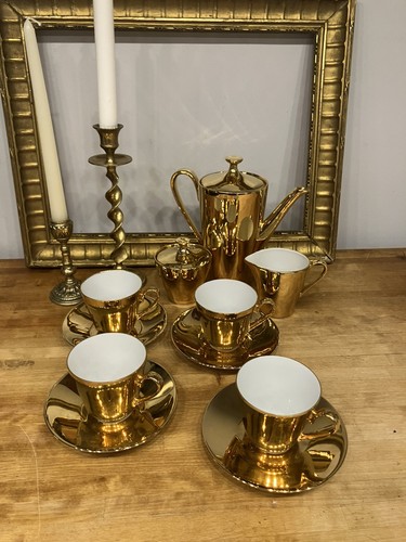 Vintage gold lustre bavarian - gold,