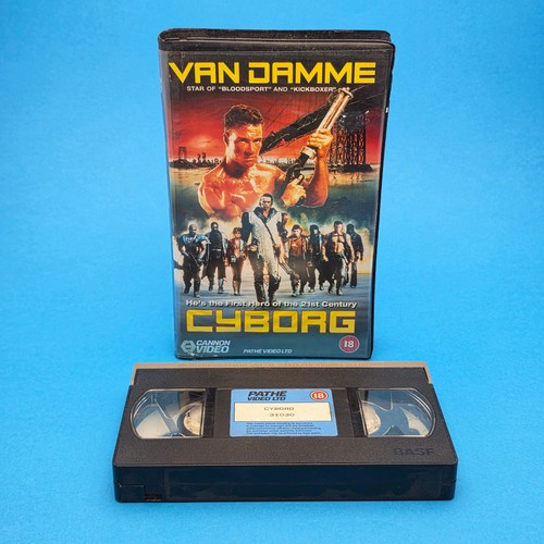 Vhs video cyborg van damme - vhs, ☆