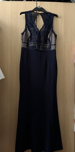Lipsy london blue long dress - blue,