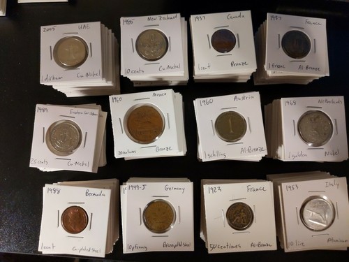 Old foreign coin - old, lot