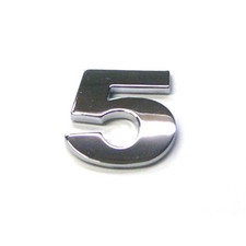 3D Chrome Self Adhesive Letters Digits Numbers Signs Emblem Badge Decal Stickers