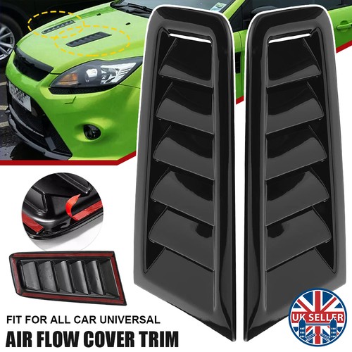 Universal gloss black bonnet - black,