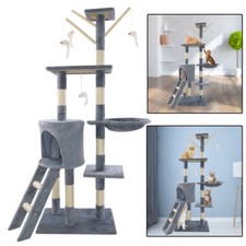 Large Cat Tree Multilevel Climbing Tower Kitten Scratching Post Activity Centre