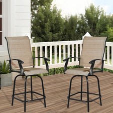 Outdoor Swivel Bar Stools Set