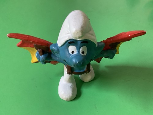 Vintage hang glider - vintage, smurf