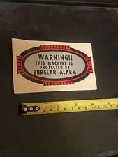 Vintage Warning Machine