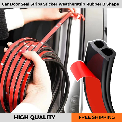 Car door seal strip - door, b