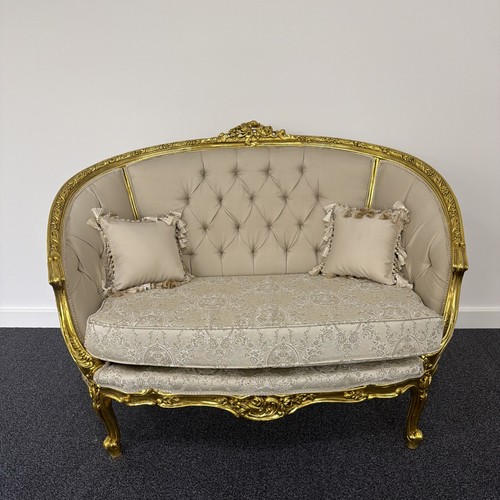 Louis xvi gilt sofa - louis, settee