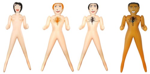 Inflatable blow male female - up,